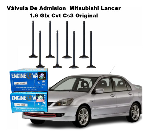 Válvula De Admision  Mitsubishi Lancer 1.6 Glx Cvt Cs3 Origi