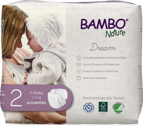 Bambo Nature Premium Pañales Para Bebés (tamaños 1 A 6 Dispo