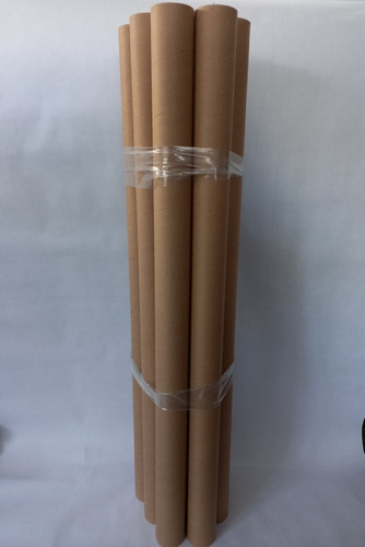 10 Tubos De Carton Reforzados 91cm Largo X 5cm De Diametro