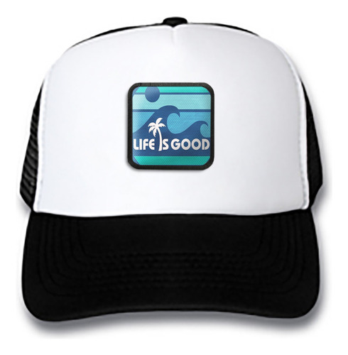 Gorra Gorro Trucker Surfing Surfer Waves Life Is Good Srf3