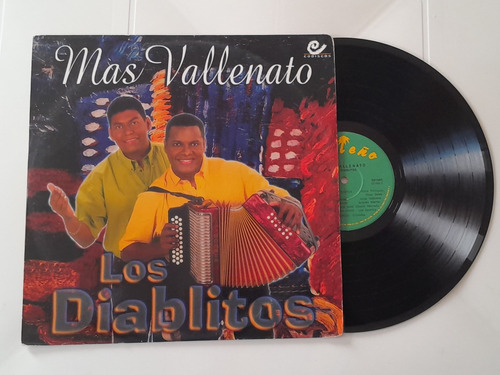 Los Diablitos Más Vallenato Lp Vinilo Raro Costeño 1999 Col 