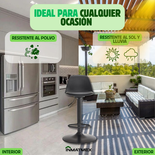 Silla Banco Eames Taburete Ideal Para Barra Comedor 1 Pieza