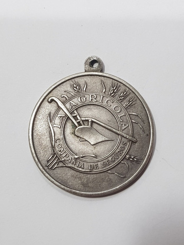 Antigua Medalla Cia Seguros La Agricola 1955 Mag 58336