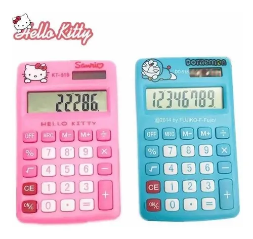 Calculadora Pequeña Hello Kitty O Gato Cósmico