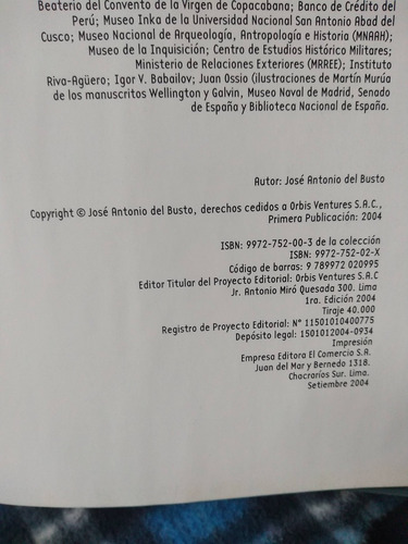 Imagen 7 de 9 de Enciclopedia Temática Del Perú El Comercio 16 Tomos Completa