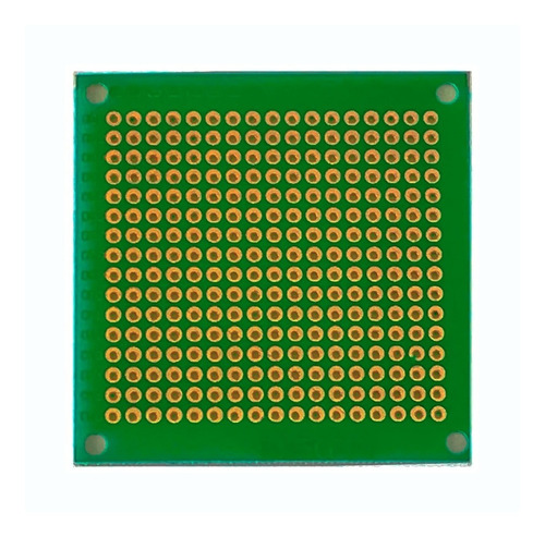 Placa Fenolica Perforada Verde 5×5 Cm
