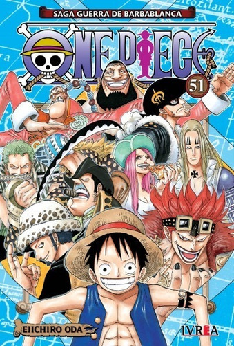 One Piece Vol. 51, De Eiichiro Oda. Editorial Ivrea En Español