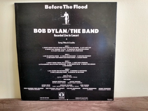 Lp Vinil Duplo Before The Flood- Bob Dylan / The Band (1974)