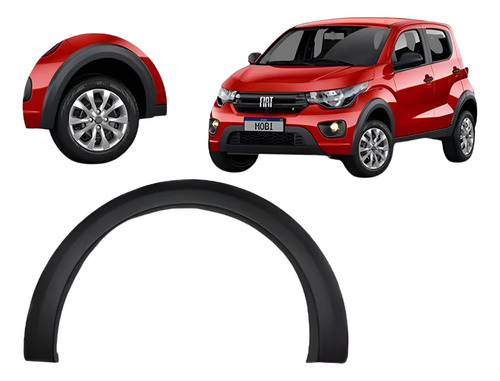 Moldura Paralama Dianteiro Esquerdo Original Fiat Mobi