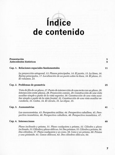 La Geometría Descriptiva Aplicada Dibujo Editorial Trillas