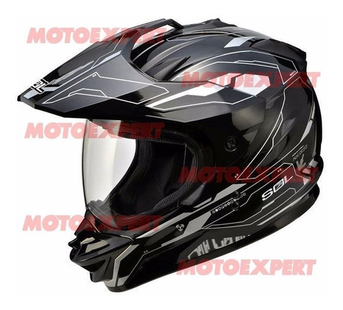 Casco Integral Sol Ss1 Visera Visor Xs - 3xl Negro Aprobado