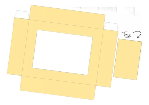 Molde Caja Visor Cajita Kit Imprimible Editable Powerpoint