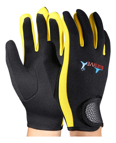 1 Par De Guantes De Buceo Neopreno Antideslizante Flexibles