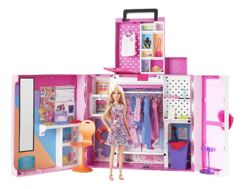 Barbie Closet De Ensueno Playset Con Muneca Pr