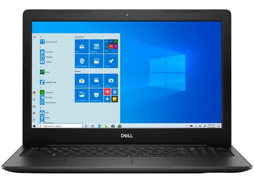 Notebook Dell Core I3 10ma 8gb 1tb + 128gb Ssd 15.6 Touch Color Negro