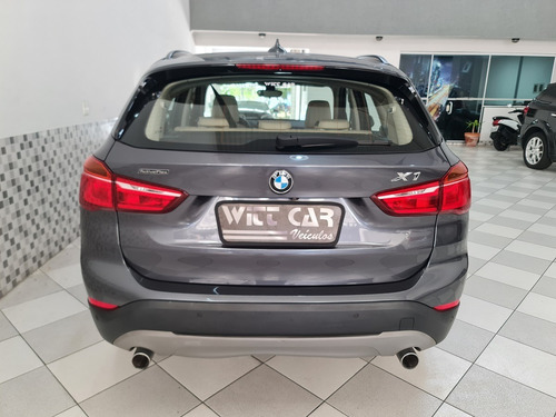 Imagem 6 de 15 de Bmw X1 2.0 Turbo Active Flex 2018 Cinza Interior Caramelo