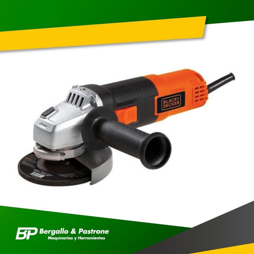 Imagen 2 de 10 de Amoladora Angular Black Decker 820w G720