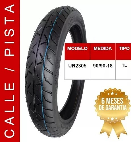 90/90-18 Tl 8pr Ur2305 Neumático De Moto Mozuki