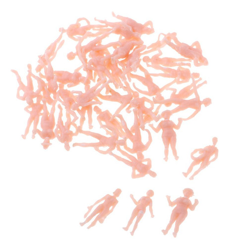 Juego De 200 1/87 Ho Figura De Personas Sin Pintar Parque