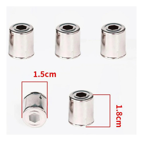 Tapa Magnetrón Microondas 5 Unidades Color Gris