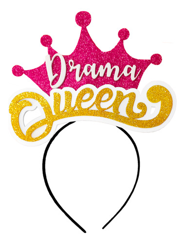 Tiara Carnaval Drama Queen Glitter Coroa Rainha - 01 Unid