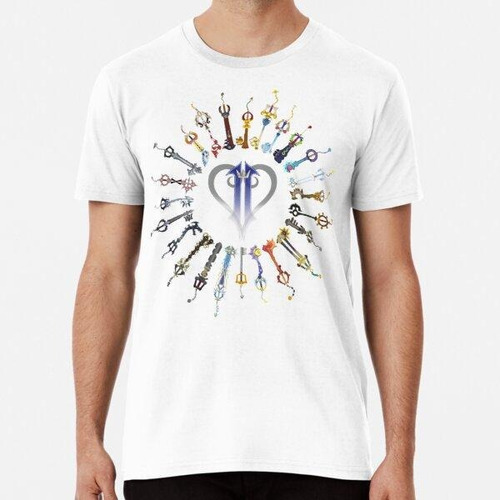 Remera Kingdom Hearts 2 Keyblades Algodon Premium