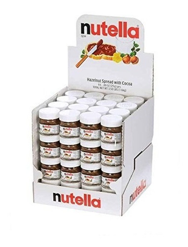 Spread Nutella Avellana Con Cacao Cristal Jar.88 Onza - 64 P