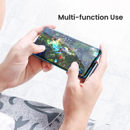 Adaptador Dac Usb C A 3,5 Mm En Ángulo Recto Con Micrófono H