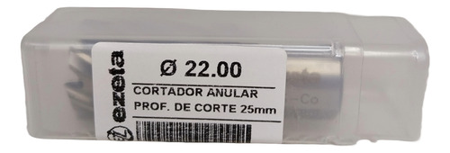 Cortador Anular Fresa Taladro Magnético Ezeta 22 X 25 Mm.