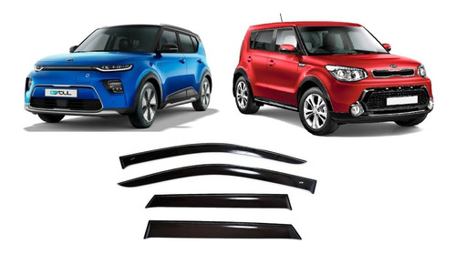 Bota Aguas Deflectores De Ventana Kia Soul 2014 - 2019