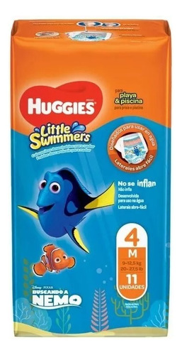  Pañales Para Piscina Huggies Little Swimmers Sin Género - M
