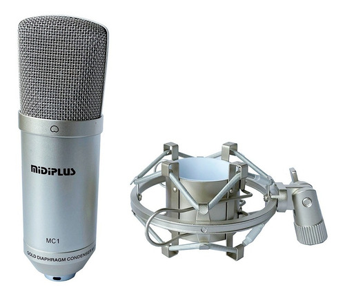 Imagen 1 de 10 de Microfóno Profesional Condenser Midiplus Mc1 Cardioide