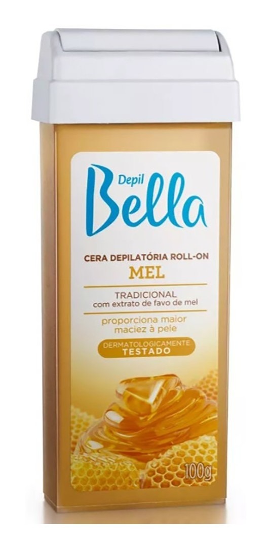 Cera Quente Para Depilação Rollon Mel 100g Depil Bella