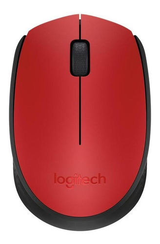 Mouse Sem Fio Logitech M170 Vermelho