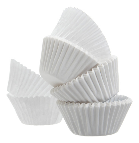 Copa Blanco Tamano Estandar Cupcake Paper Baking Liners, Bla