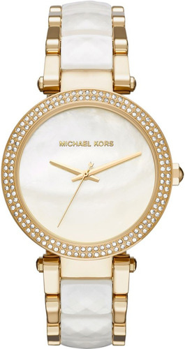 Relógio Michael Kors Mk6400 Parker Madreperolaswarovski