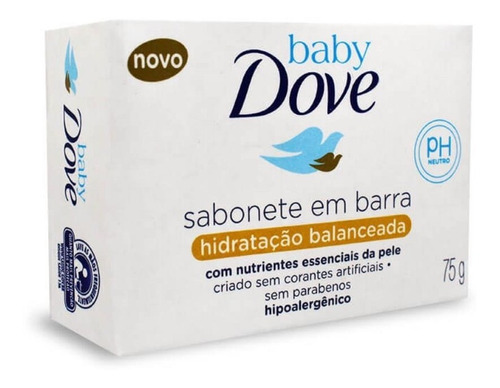 Sabonete Em Barra Hidratação Balanceada Baby 75 G Dove