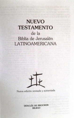 Nuevo Testamento De La Biblia De Jerusalén Latino Paq X 10