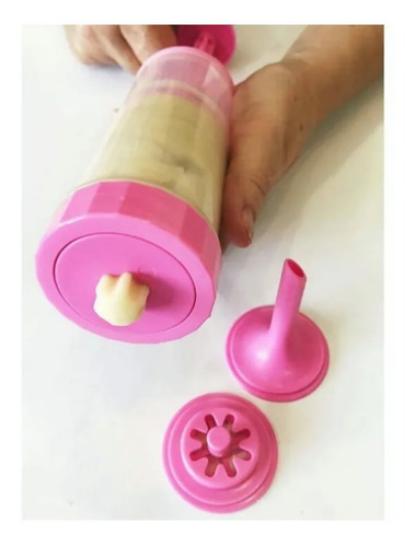 Imagem 4 de 10 de Maquina Manual De Fazer Churros Delicias Prático E Rapido!!!