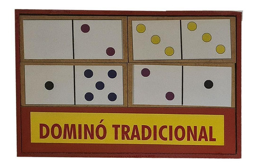 Dominó Tradicional Brinquedo Educativo Em Madeira