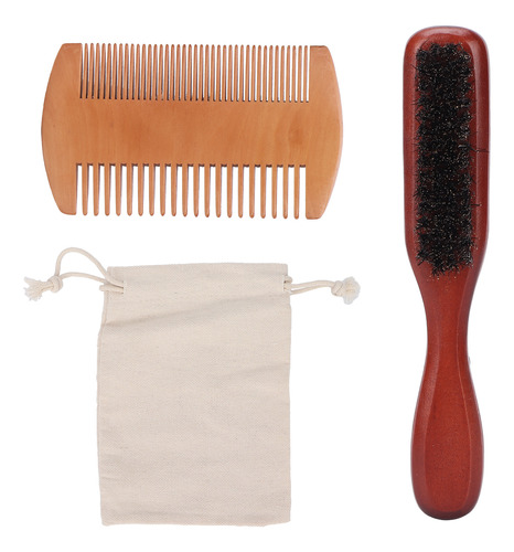 Kit De Cepillos Para El Cuidado De La Barba, Peine Para Bigo