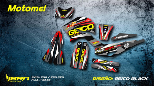 Kit Calcos - Gráfica Motomel Skua 250 Full Pro / Base