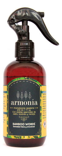 Spray Aromatizante Repelente 210 Ml Cedro-lavanda-naranja