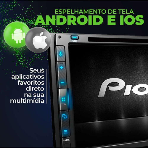 Imagem 3 de 10 de Central Pioneer Avh-z5280tv Gps Dvd Completa Tucson 05 A 13