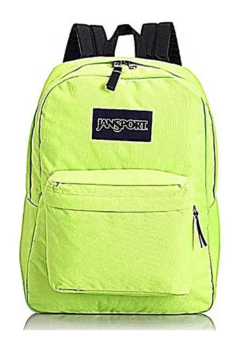 Neon yellow cheap jansport backpack