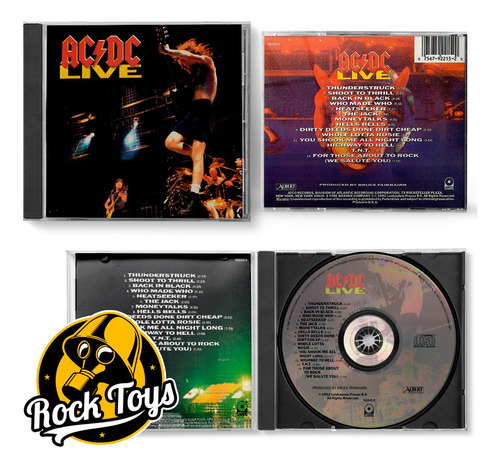 Ac/dc - Live 1992 Cd Vers. Usa (Reacondicionado)