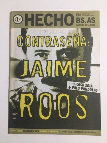 Hecho En Bs As # 37 2003 Jaime Roos / Jazz O No Jazz