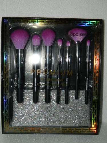 Set Brochas Maquillaje 8 Piezas Fiusha