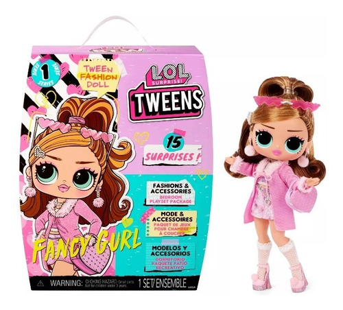 Lol Surprise Tweens Fashion Muñeca Fancy Gurl 15 Sorpresas