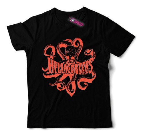 Remera The Hellacopters Pulpo Rp448 Dtg Premium